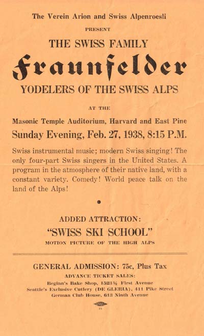 Seattle handbill