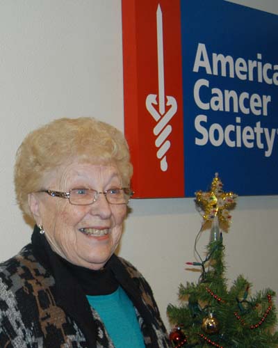 Betty outside the Spokane conference room named in her honor, 2005 Betty outside the Spokane conference room named in her honor