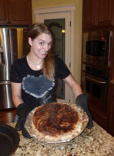 Tiffany Lundy with "Rosti"